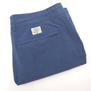 Faherty All Day 7" Chino Shorts Men's Size 33 Blue Casual‎ Walking Outdoor